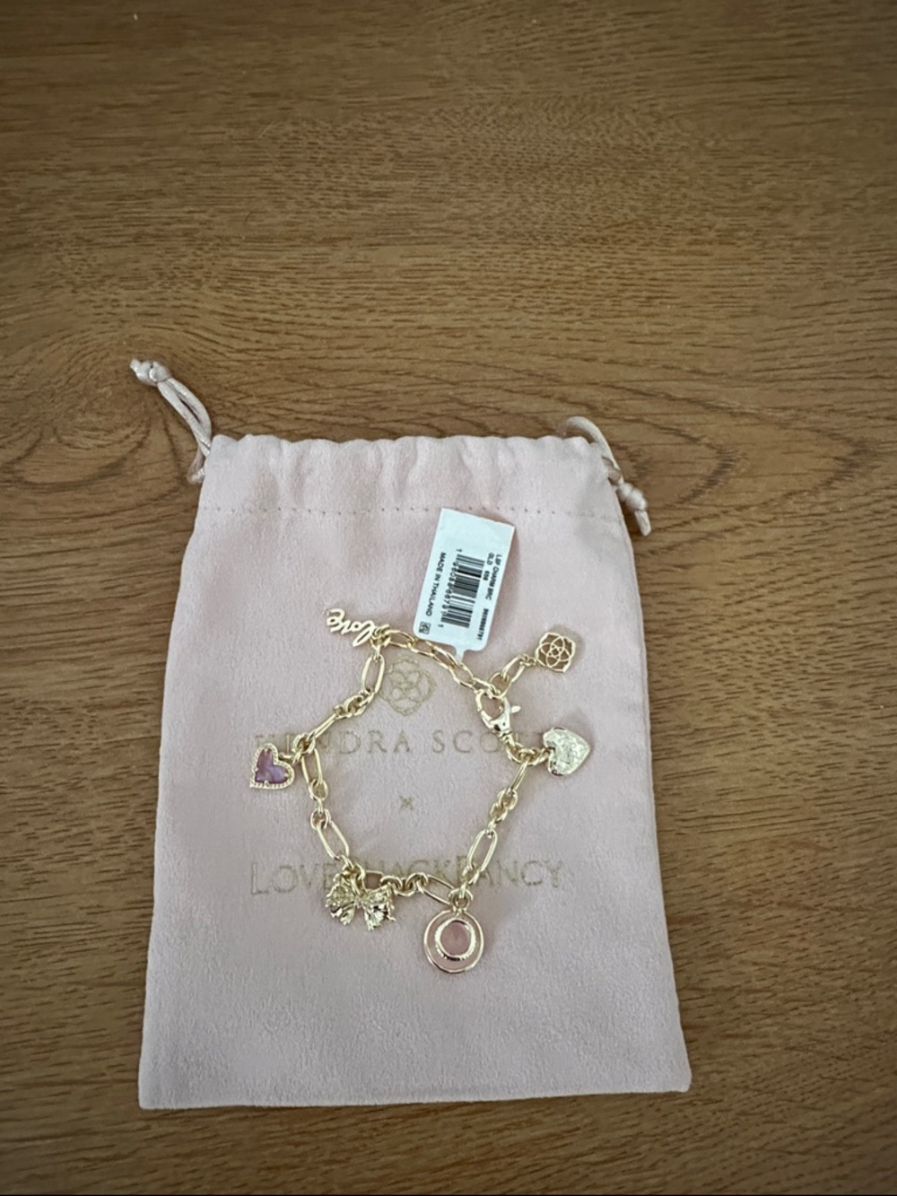 NEW WITH TAGS Kendra Scott x Love Shack Fancy charm bracelet.